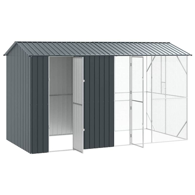 vidaXL Cage pour oiseaux extérieure Acier