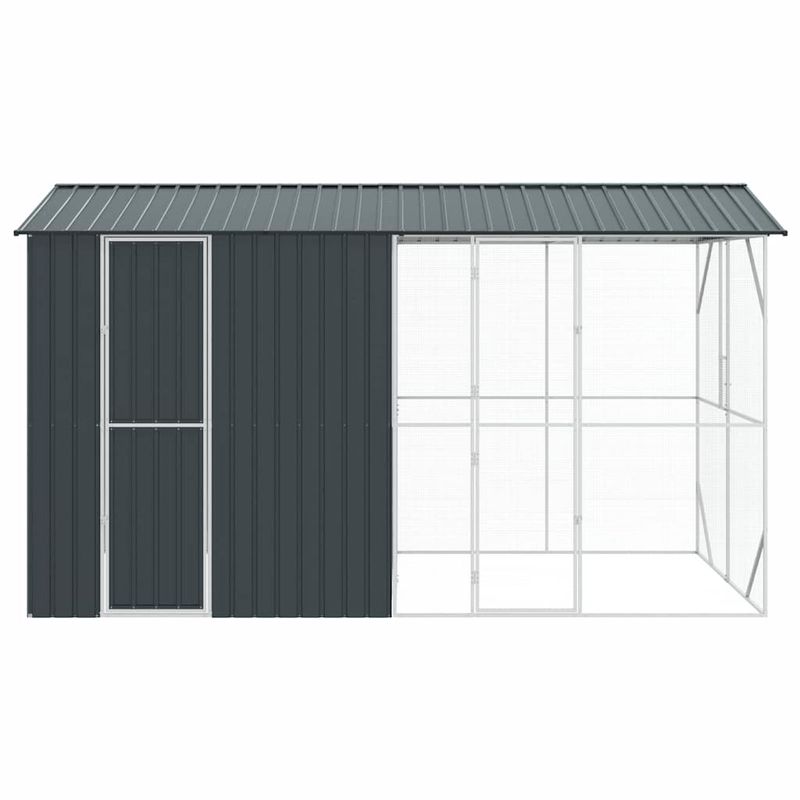 vidaXL Cage pour oiseaux extérieure Acier