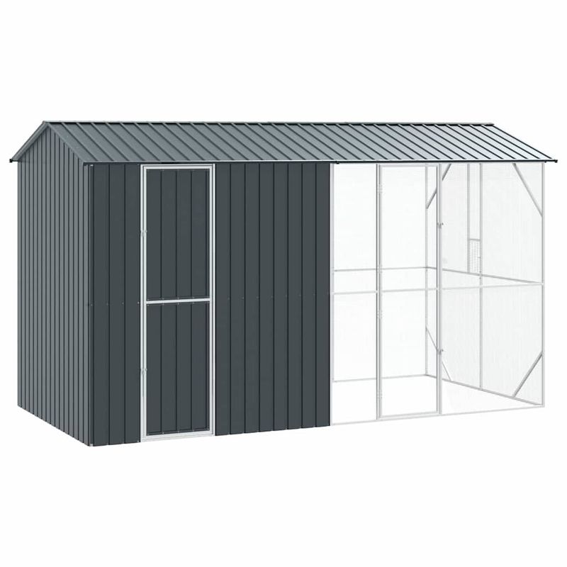 vidaXL Cage pour oiseaux extérieure Acier