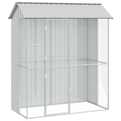 vidaXL Aviary pour oiseaux Acier
