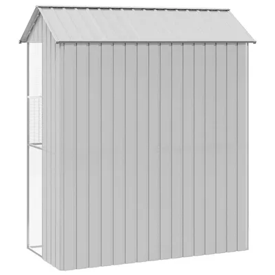 vidaXL Aviary pour oiseaux Acier