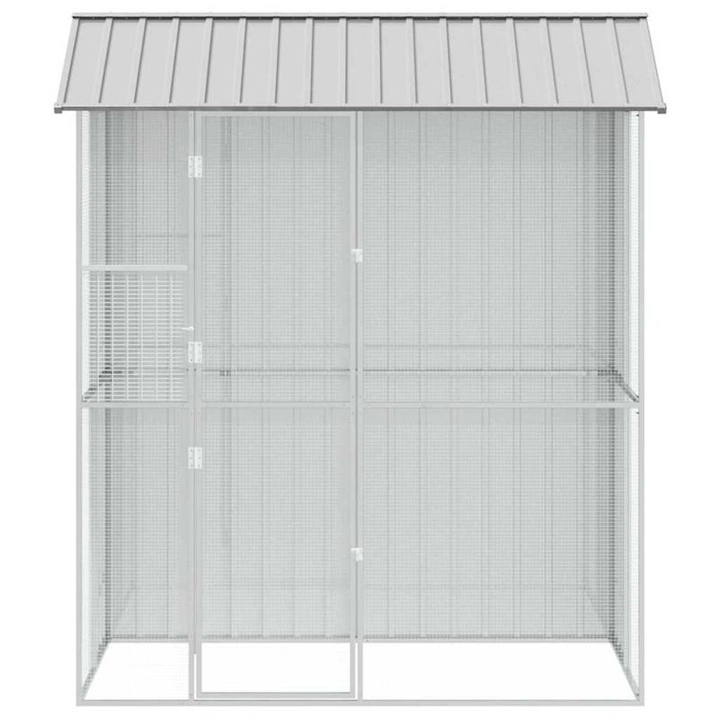 vidaXL Aviary pour oiseaux Acier