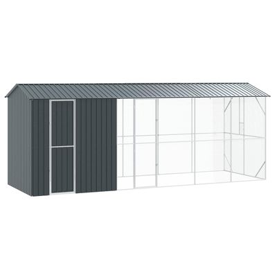vidaXL Enclos pour oiseaux Acier