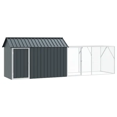 vidaXL Cage pour oiseaux d'extérieur Acier