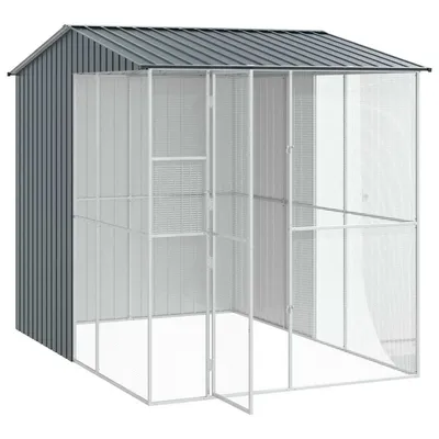 vidaXL Enclos pour oiseaux Acier vidaXL Enclos pour oiseaux Acier