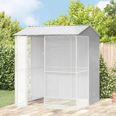 vidaXL Aviary pour oiseaux Acier