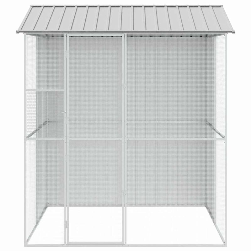 vidaXL Aviary pour oiseaux Acier