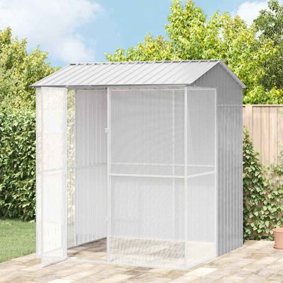 vidaXL Enclos pour oiseaux Acier