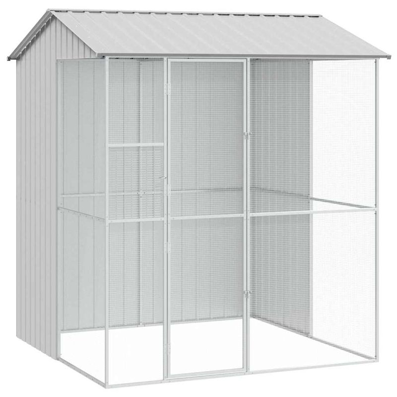 vidaXL Aviary pour oiseaux Acier