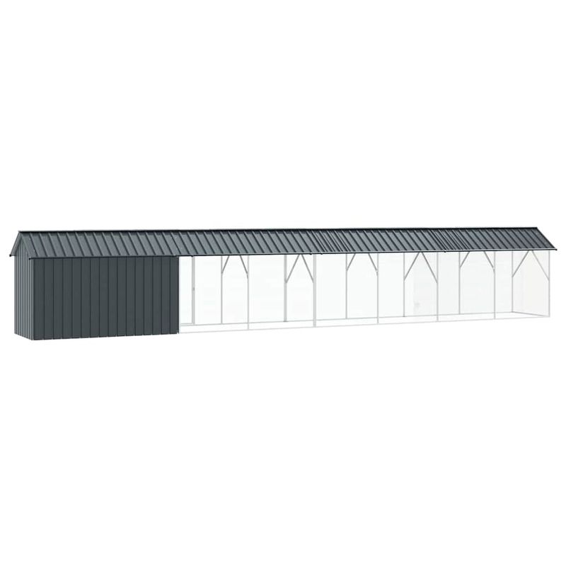 vidaXL Cage pour oiseaux extérieure Acier