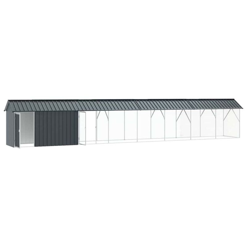 vidaXL Cage pour oiseaux extérieure Acier