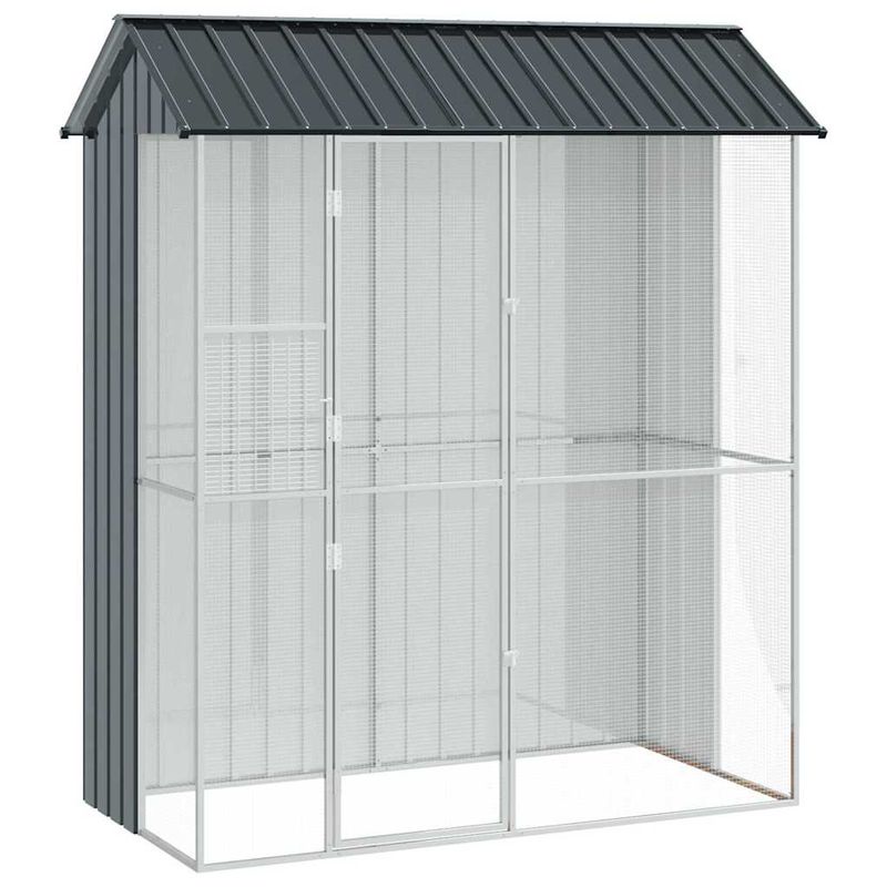 vidaXL Aviary pour oiseaux Acier