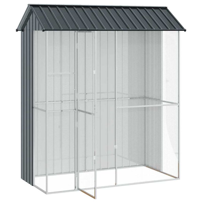 vidaXL Aviary pour oiseaux Acier