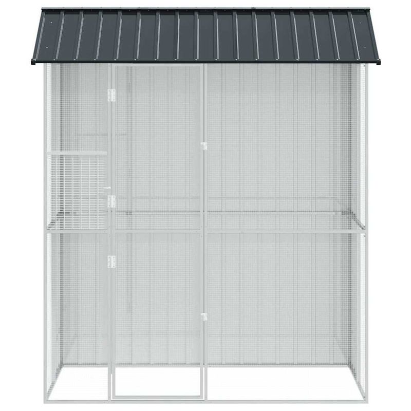 vidaXL Aviary pour oiseaux Acier