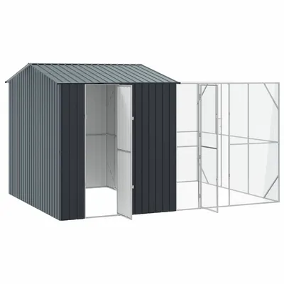 vidaXL Cage pour oiseaux d'extérieur Acier vidaXL Cage pour oiseaux d'extérieur Acier