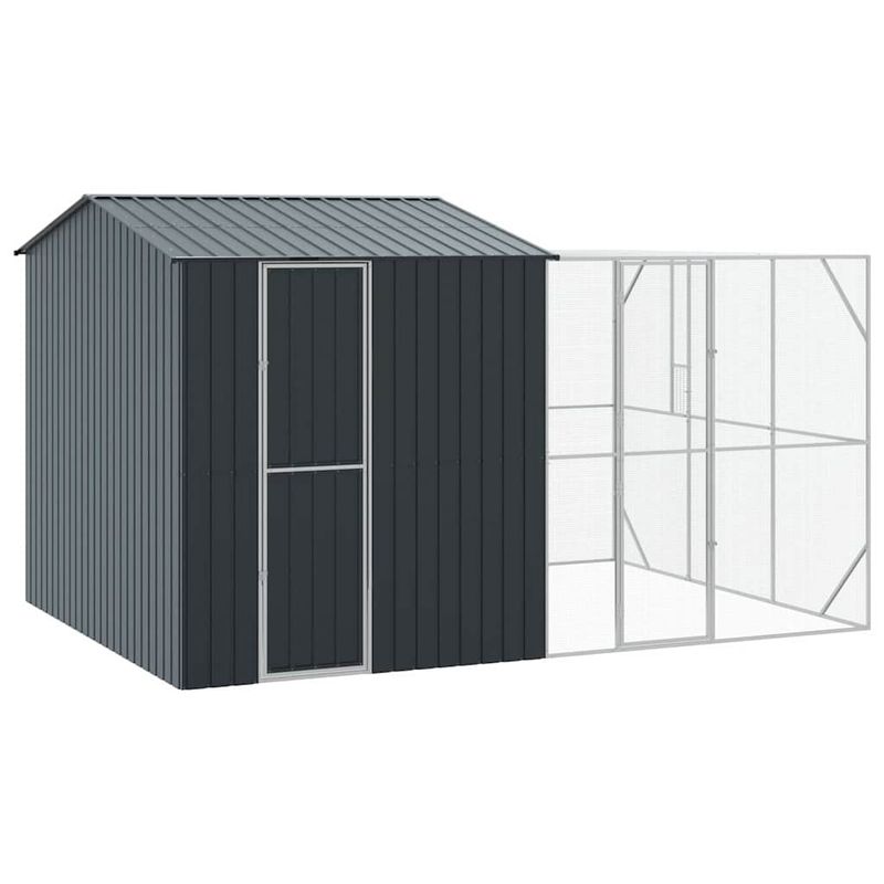 vidaXL Aviary pour oiseaux Acier