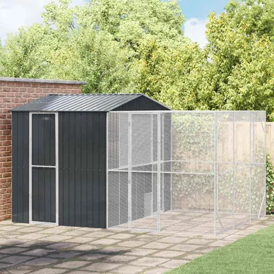 vidaXL Cage pour oiseaux d'extérieur Acier vidaXL Cage pour oiseaux d'extérieur Acier