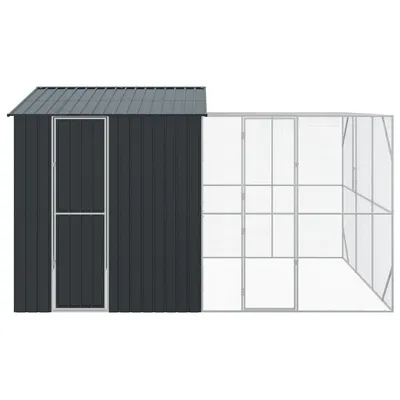 vidaXL Cage pour oiseaux d'extérieur Acier vidaXL Cage pour oiseaux d'extérieur Acier