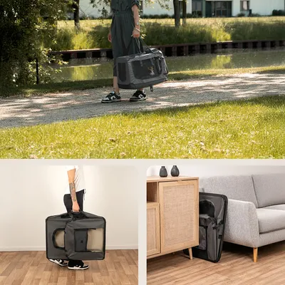 lionto transport chien pliable auto voyage tissu robuste noir lionto transport chien pliable auto voyage tissu robuste noir