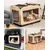 lionto faltbare Hundetransportbox aus robustem Stoff für Auto und Reisen lionto faltbare Hundetransportbox aus robustem Stoff für Auto und Reisen