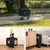lionto transport chien pliable auto voyage tissu robuste noir