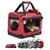 lionto faltbare Hundetransportbox aus robustem Stoff für Auto und Reisen lionto faltbare Hundetransportbox aus robustem Stoff für Auto und Reisen