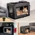 lionto transport chien pliable auto voyage tissu robuste noir