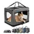 lionto faltbare Hundetransportbox aus robustem Stoff für Auto und Reisen lionto faltbare Hundetransportbox aus robustem Stoff für Auto und Reisen