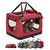 lionto faltbare Hundetransportbox aus robustem Stoff für Auto und Reisen lionto faltbare Hundetransportbox aus robustem Stoff für Auto und Reisen