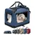 lionto faltbare Hundetransportbox aus robustem Stoff für Auto und Reisen lionto faltbare Hundetransportbox aus robustem Stoff für Auto und Reisen