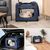 lionto transport chien pliable auto voyage tissu robuste noir