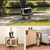 lionto transport chien pliable auto voyage tissu robuste noir
