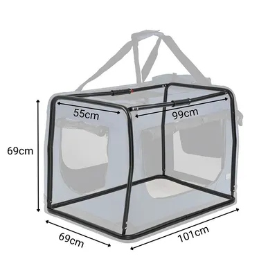 lionto transport chien pliable auto voyage tissu robuste noir lionto transport chien pliable auto voyage tissu robuste noir