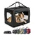 lionto faltbare Hundetransportbox aus robustem Stoff für Auto und Reisen lionto faltbare Hundetransportbox aus robustem Stoff für Auto und Reisen