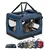 lionto faltbare Hundetransportbox aus robustem Stoff für Auto und Reisen lionto faltbare Hundetransportbox aus robustem Stoff für Auto und Reisen