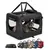 lionto faltbare Hundetransportbox aus robustem Stoff für Auto und Reisen lionto faltbare Hundetransportbox aus robustem Stoff für Auto und Reisen