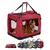 lionto faltbare Hundetransportbox aus robustem Stoff für Auto und Reisen lionto faltbare Hundetransportbox aus robustem Stoff für Auto und Reisen