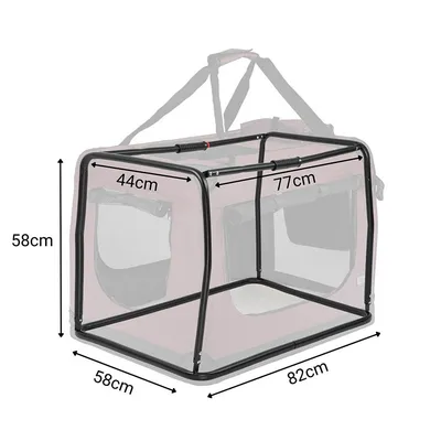 lionto transport chien pliable auto voyage tissu robuste noir lionto transport chien pliable auto voyage tissu robuste noir