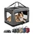 lionto faltbare Hundetransportbox aus robustem Stoff für Auto und Reisen lionto faltbare Hundetransportbox aus robustem Stoff für Auto und Reisen
