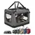 lionto faltbare Hundetransportbox aus robustem Stoff für Auto und Reisen lionto faltbare Hundetransportbox aus robustem Stoff für Auto und Reisen