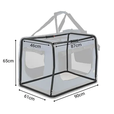 lionto transport chien pliable auto voyage tissu robuste noir lionto transport chien pliable auto voyage tissu robuste noir