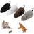 IntiMeg 4 Pièce Jouet de souris en peluche mécanique