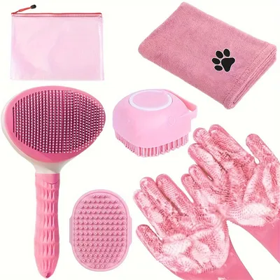 IntiMeg Kit de toilettage pour chien ensemble de 6 pièces