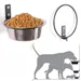 IntiMeg Bol murale pour chiens et chats - Inox