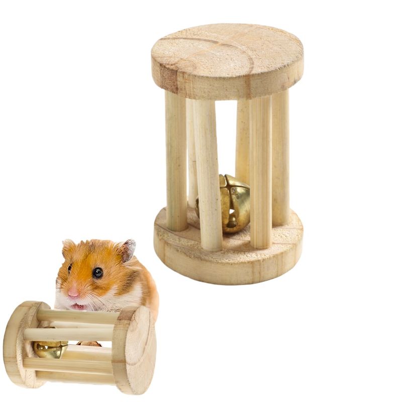IntiMeg Rouleau de Jeu en Bois 5 x 7cm