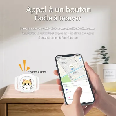 IntiMeg Collier anti-perte GPS pour chats et chiens