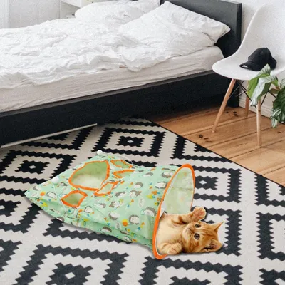 IntiMeg Jouet Tunnel pour Chat