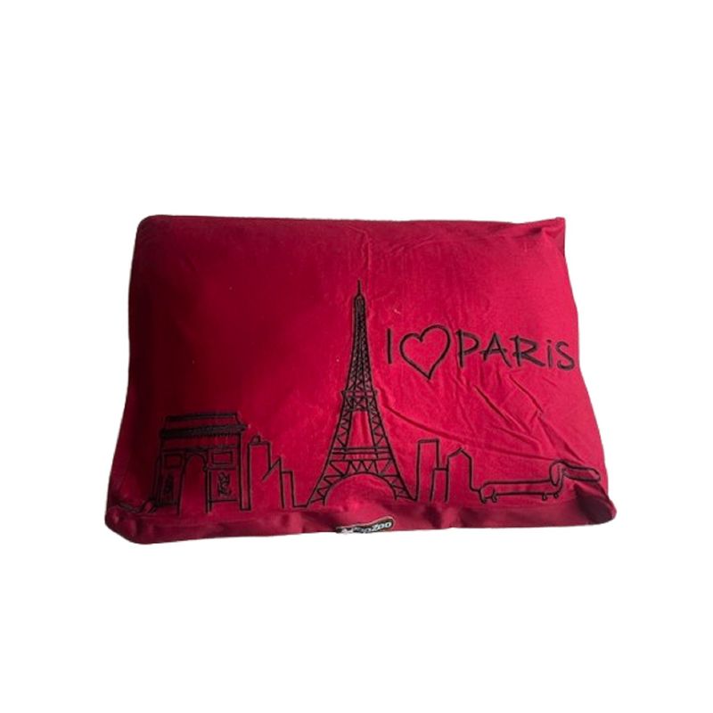 TOPZOO Matelas 65 Rouge I Love Paris