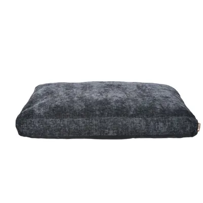 TOPZOO Matelas pour Chien déhoussable velours noir TOPZOO Matelas pour Chien déhoussable velours noir
