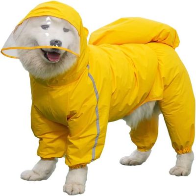 Izefia Imperméable pour chien, jaune, 8XL